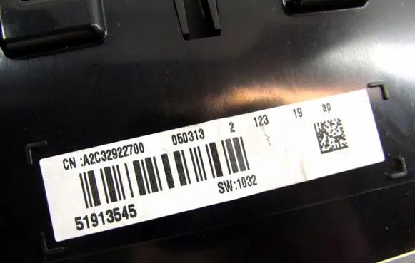Fiat 500L Speedometer (instrument cluster) 51913545