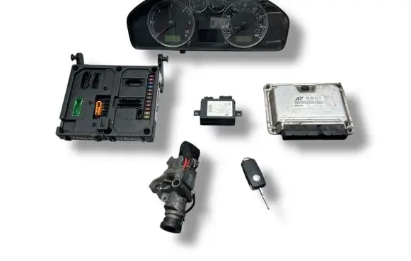 Volkswagen Sharan Engine ECU kit and lock set 038906019FC 0281010751 28SA5308