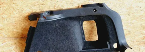 Volkswagen PASSAT B6 Trunk/boot side trim panel 3C9867428