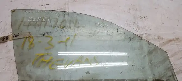 Mazda 626 Front door window glass four-door
