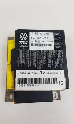 Volkswagen PASSAT B6 Airbag control unit/module 3C0909605M