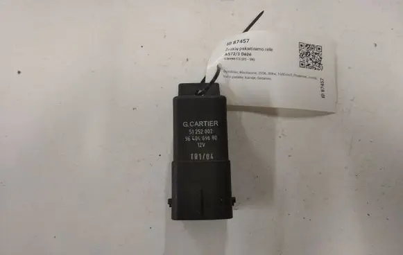 Glow plug pre-heat relay