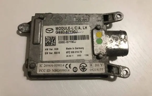 Mazda 6 Blind spot module G33D67Y90J 2694A009014 6PZ00901470