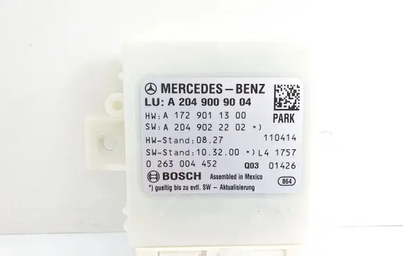 Mercedes-Benz C W204 Parking PDC control unit/module A2049009004 A1729011300 A2049022202