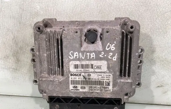 Hyundai Santa Fe Engine control unit/module 3910627805 0281012670 3910127805