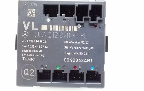 Mercedes-Benz E W212 Door control unit/module A2128203485 A2128203926 A2124422732