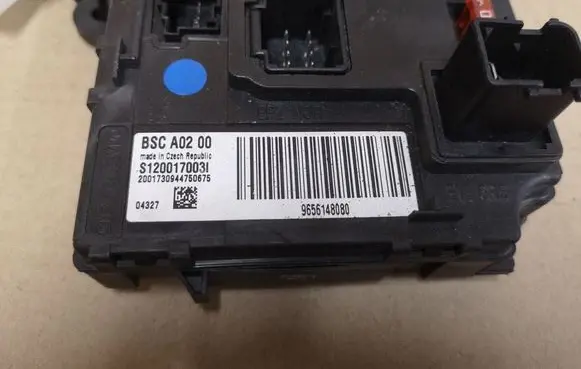 Peugeot 407 Tow bar trailer control unit/module S120017003I BSCA0200 9656148080