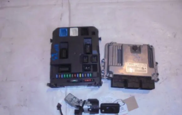 Citroen C3 Engine ECU kit and lock set 9802236280