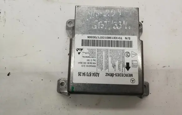 Mercedes-Benz C W204 Airbag control unit/module A2048709426