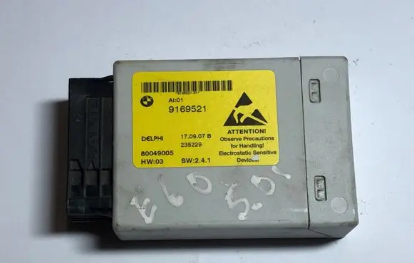 BMW 5 E60 E61 Central console control unit 9169521 80049005