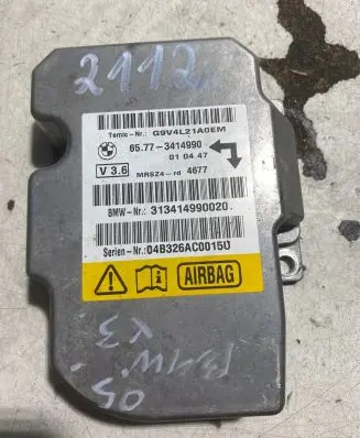BMW X3 E83 Airbag control unit/module 65773414990 313414990020 04B326AC0015U