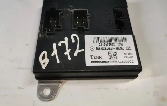 Mercedes-Benz E W211 Comfort/convenience module 2115453632 00003406A220 A2205A25000CC