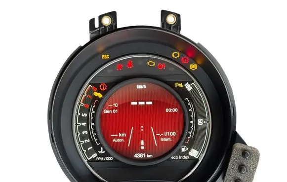 Fiat 500 Speedometer (instrument cluster) 7357867200 07357867610