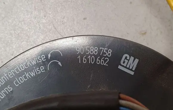 Opel Zafira A Airbag slip ring squib (SRS ring) 87654321