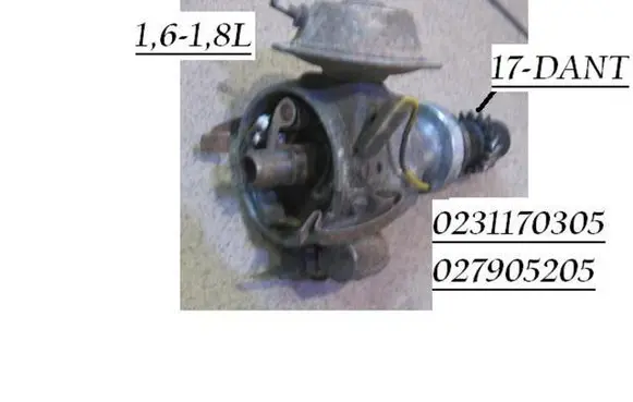 Volkswagen Santana Spark distributor 0231170305 027905205