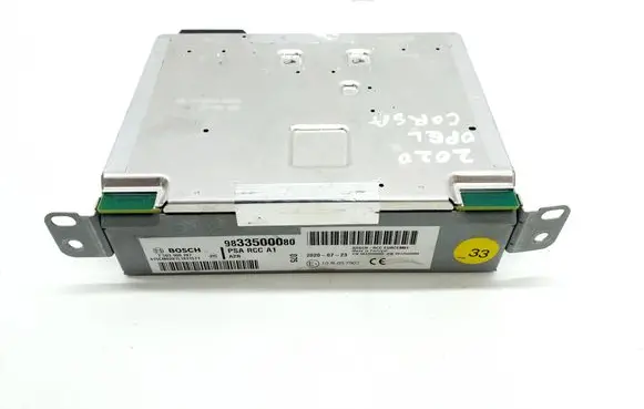Opel Corsa F GPS navigation control unit/module 9833500080