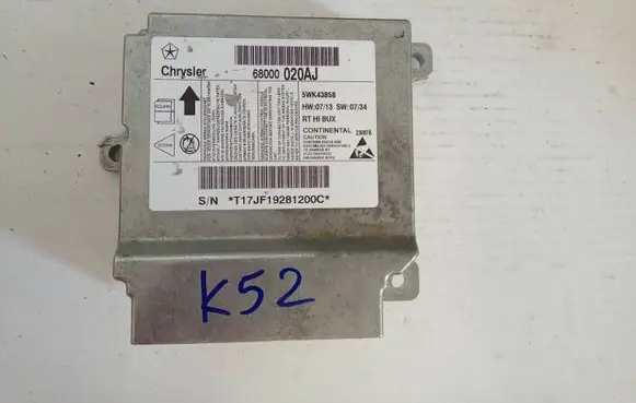 Chrysler Voyager Airbag control unit/module 68000020AJ