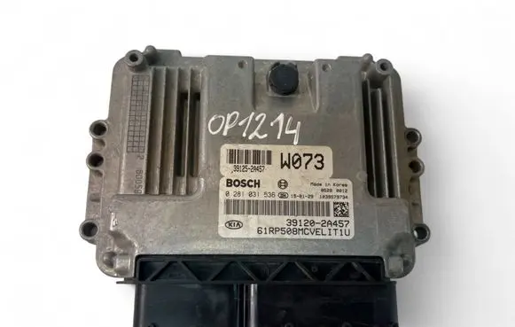 KIA Carens III Engine control unit/module ECU 391202A457 0281031536