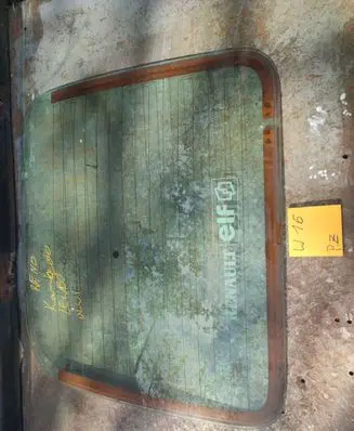 Renault Kangoo I Rear door window glass 897654564