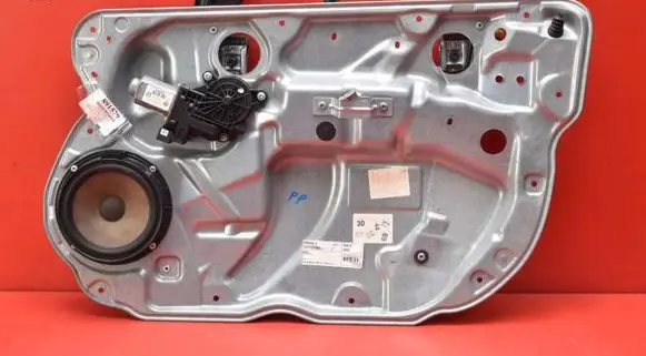 Volkswagen Cross Polo Front door window regulator with motor 6Q4837402AM