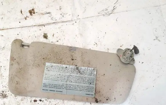 Toyota Corolla Verso AR10 Sun visor