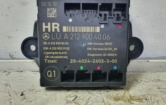 Mercedes-Benz C W204 Door control unit/module A2129004006