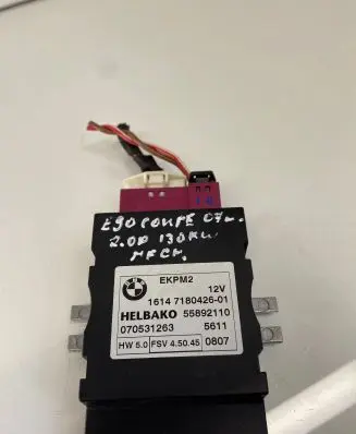 BMW 3 E92 E93 Fuel injection pump control unit/module 55892110 070531263 718042601