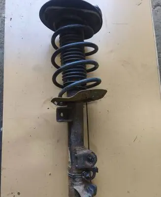 Front shock absorber with coil spring