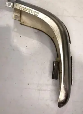 Mercedes-Benz W123 Front bumper corner part panel trim 1238800370