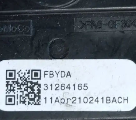 Volvo S60 Wiper control stalk 31264165