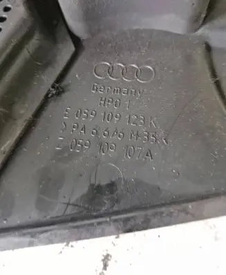 Audi A4 S4 B6 8E 8H Timing belt guard (cover) 059109107A 059109123K PA66AGM35