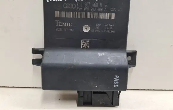 Audi A6 Allroad C6 Gateway control module 4F0907468D 4F0910468A