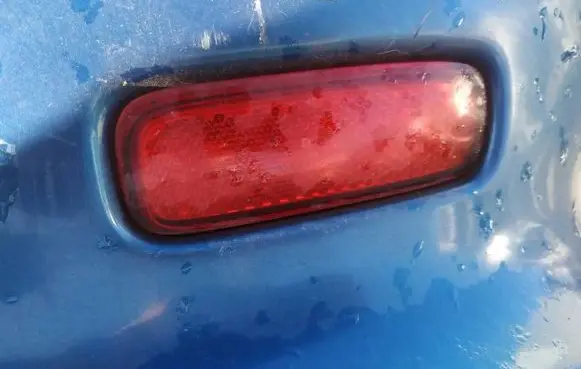 Peugeot 607 Rear tail light reflector