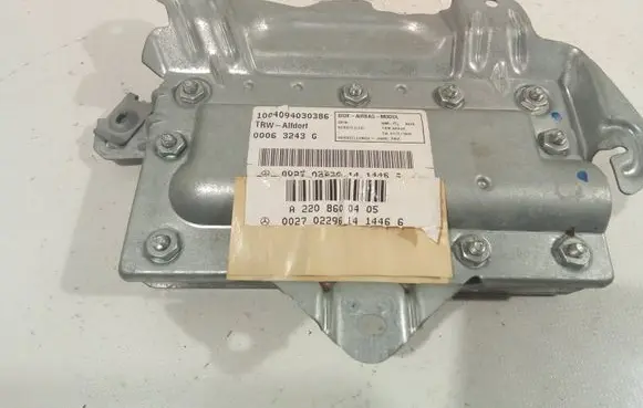 Front door airbag
