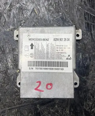Mercedes-Benz C W204 Airbag control unit/module 5WK44740 A2049012604