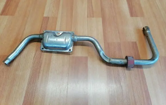 Volkswagen Touareg I Webasto auxiliary heater silencer 7L0819084C