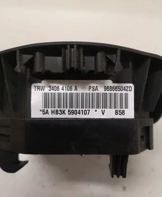Citroen C4 I Picasso Steering wheel airbag 96866504ZD