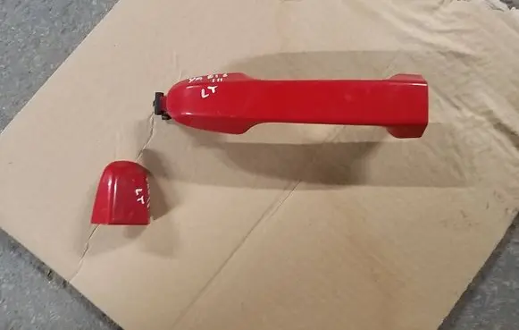 Toyota Yaris Rear door exterior handle 242860
