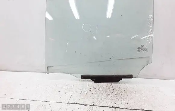 Hyundai i20 (PB PBT) Rear door window glass 43R000135 6804676 DOT813AS2M670