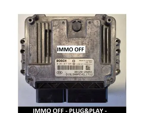 KIA Sportage Engine control unit/module 39120-2A051 0281017695