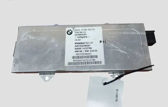 BMW 7 E65 E66 Aerial antenna amplifier 65209145422 10878810 A2C53246031