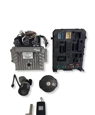 Citroen C5 Engine ECU kit and lock set R0413C009C 9665843380 9663548180
