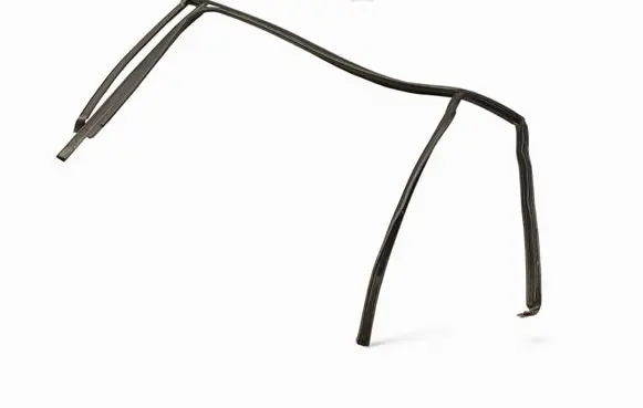 Volkswagen Atlas Rubber seal rear door window/glass 3CN839440A