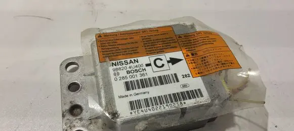 Nissan Almera Tino Airbag control unit/module 988204U400 0285001361 22190258