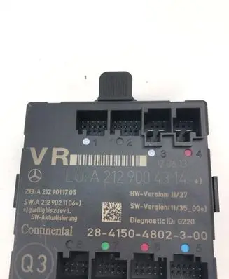 Mercedes-Benz E W212 Other control units/modules A2129004314