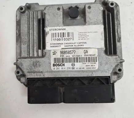Chevrolet Captiva Engine control unit/module 96858577 5071590014 0281014296