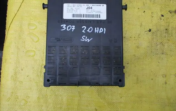 Peugeot 307 Fuse module 9651197680