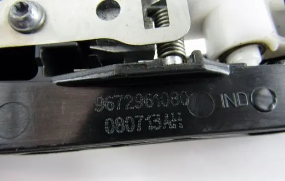Peugeot 308 Rear door exterior handle 9672961080