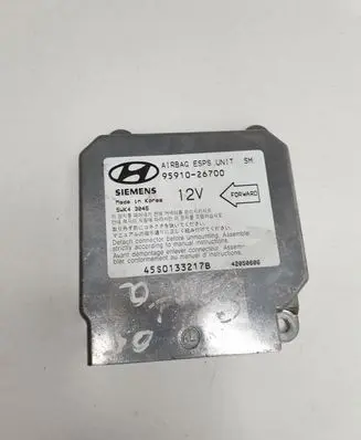 Hyundai Santa Fe Airbag control unit/module 9591026700
