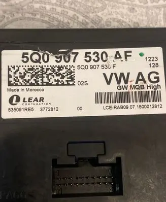 Seat Leon (5F) Gateway control module 5Q0907530AF 5Q0907530F 535091RE5